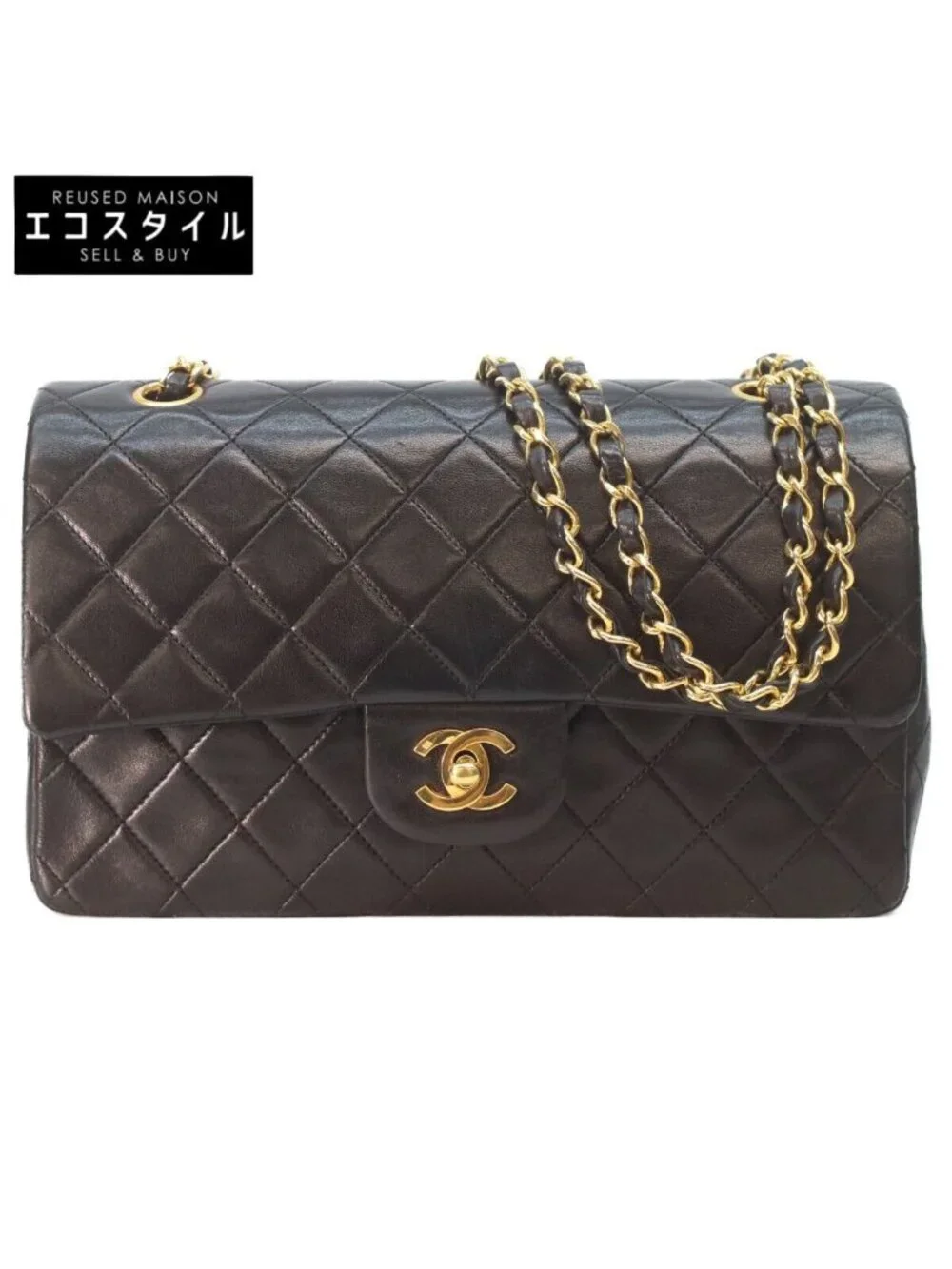 Chanel Black Caviar Gold Business Affinity 2-Way